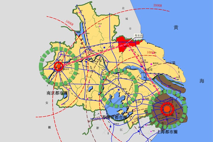 海安地理位置图片